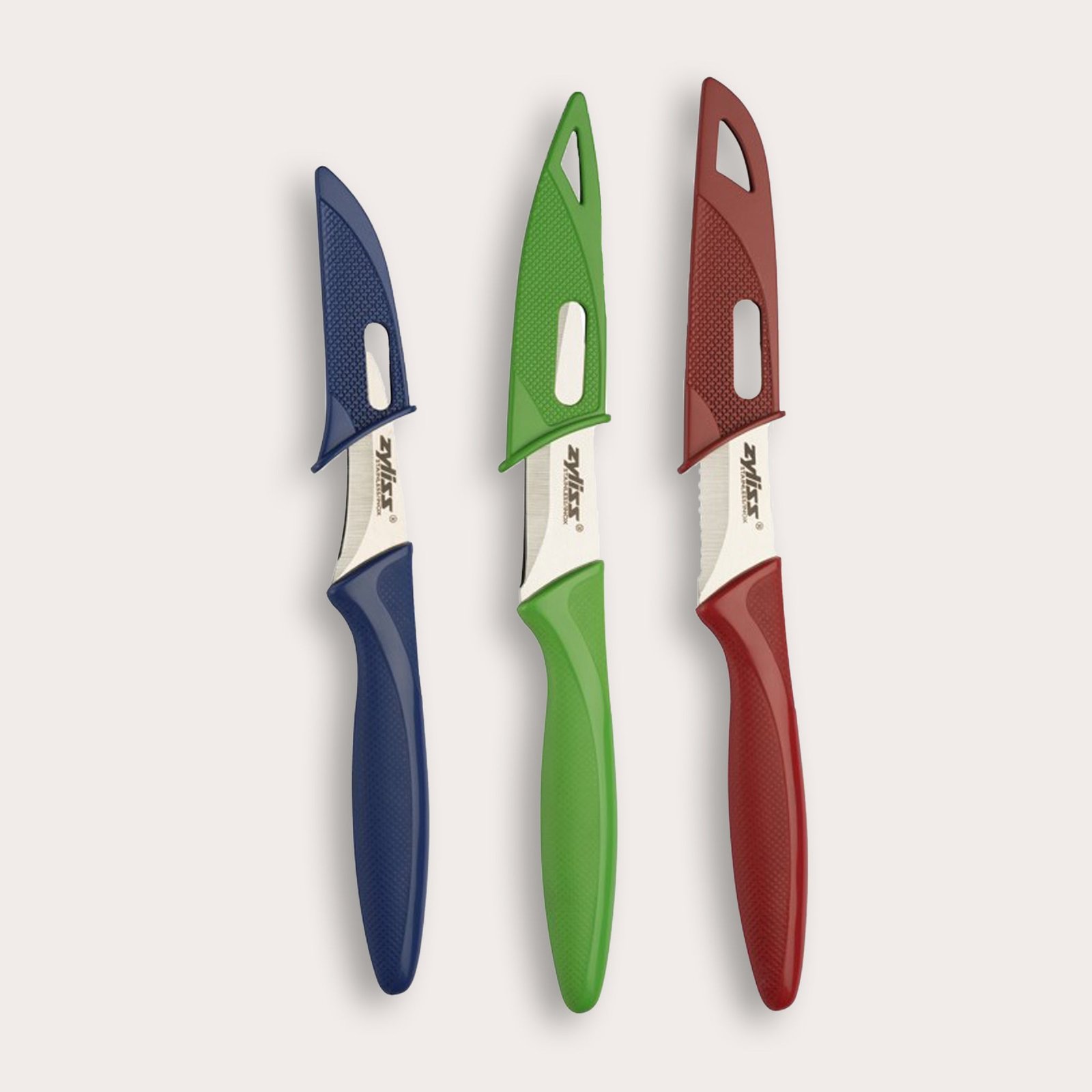 E920126U-Peeling-_-Paring-Knife-Set-with-blade-covers 3 Piece peeling paring knife set - Image 1