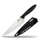Chefs knife with sheath stainless steel blade - Image 6