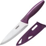 Utility paring kitchen knife with sheath cover - Image 3